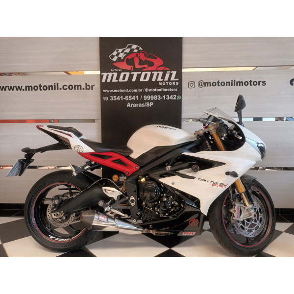 TRIUMPH DAYTONA 675 R BRANCA 2016